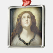 De versleten soep (Angelic Young Religious Woman) Metalen Ornament (Links)