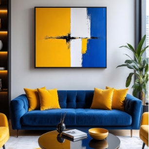 De versmelting van kleuren poster