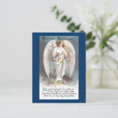 De Verspreidende Bloemen Vintage Pasen van de Feestdagenkaart (Staand voorkant)