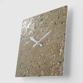 De verstelstallen van de rand van het water bedekk vierkante klok (Hoek)