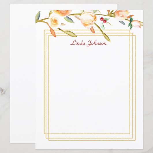 De Vertakking van de Tak van de Waterverf van de p (Voorkant / Achterkant)