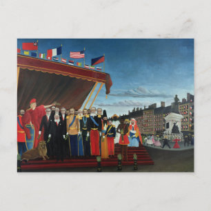 De vertegenwoordigers van buitenlandse machten briefkaart