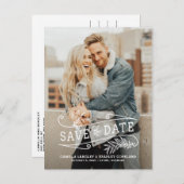 De Verticale Foto van de Bekleding van de afzettin Aankondigingskaart (Voorkant / Achterkant)