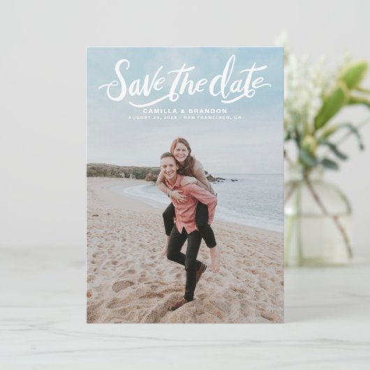 De Verticale Foto van de hand van het manuscript s Aankondiging (Staand voorkant)