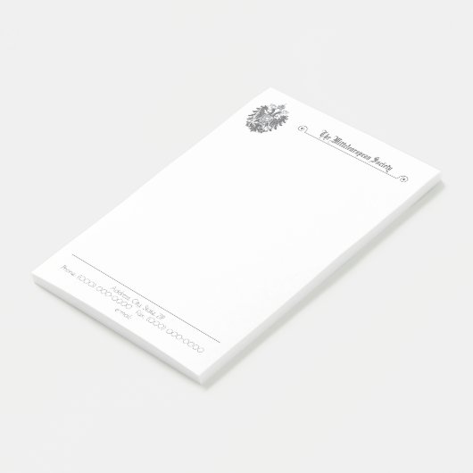 De verticale post-it nota van de Mitteleuropean So Post-it® Notes (Schuin)