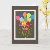 De Verticale Sjabloon van het wenskaart (Gele Bloem)