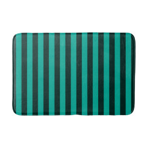 De verticale Stripes Achtergrond van Turquoise aan Badmat