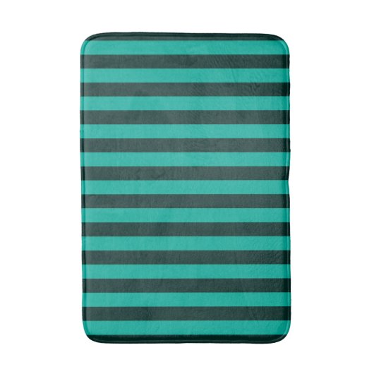 De verticale Stripes Achtergrond van Turquoise aan Badmat (Voorkant Verticaal)