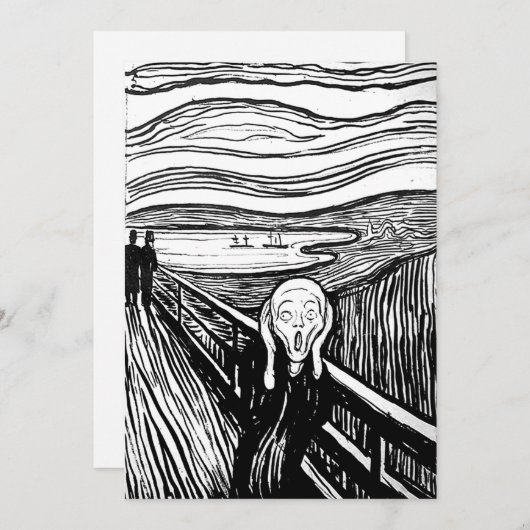 De vertoning van Edvard Munch (Voorkant / Achterkant)