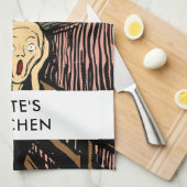 De vertoning van Edvard Munch Bohomodern Theedoek (Quarter Fold)