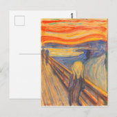 De vertoning van Edvard Munch Briefkaart (Voorkant / Achterkant)