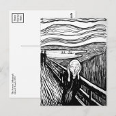 De vertoning van Edvard Munch Briefkaart (Voorkant / Achterkant)