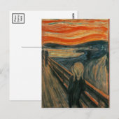 De vertoning van Edvard Munch Briefkaart (Voorkant / Achterkant)