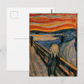 De vertoning van Edvard Munch Briefkaart (Voorkant / Achterkant)