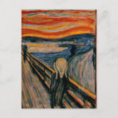 De vertoning van Edvard Munch Briefkaart (Voorkant)