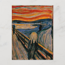 De vertoning van Edvard Munch Briefkaart