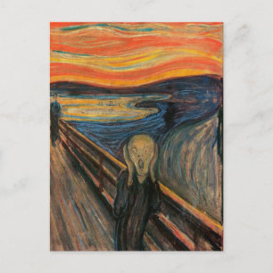 De vertoning van Edvard Munch Briefkaarten