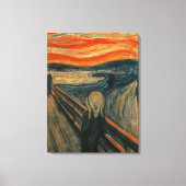 De vertoning van Edvard Munch Canvas Afdruk (Voorkant)