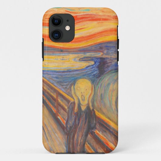 De vertoning van Edvard Munch Case-Mate iPhone Case (Achterkant)