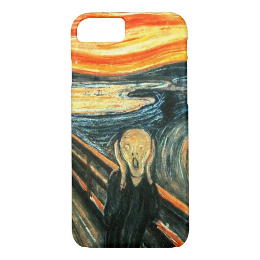 De vertoning van Edvard Munch Case-Mate iPhone Case (Achterkant)