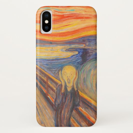 De vertoning van Edvard Munch Case-Mate iPhone Case (Achterkant)