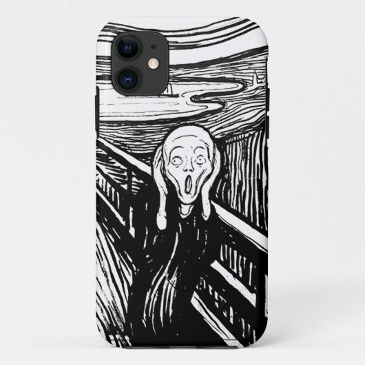 De vertoning van Edvard Munch Case-Mate iPhone Case (Achterkant)