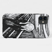 De vertoning van Edvard Munch Case-Mate iPhone Case (Achterkant (horizontaal))