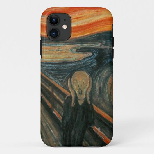 De vertoning van Edvard Munch Case-Mate iPhone Case (Achterkant)
