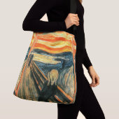 De vertoning van Edvard Munch Crossbody Tas (Dichtbij)