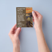 De vertoning van Edvard Munch, de kunstwinkel Flyer (Hand)