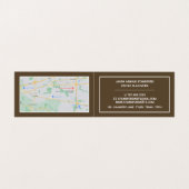 De vertoning van Edvard Munch, de kunstwinkel Visitekaartje (Binnenkant ongevouwen)