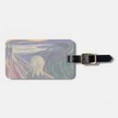 De vertoning van Edvard Munch,  expressionisme Bagagelabel (Voorkant horizontaal)