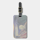 De vertoning van Edvard Munch, expressionisme Bagagelabel (Voorkant verticaal)