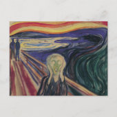 De vertoning van Edvard Munch,  expressionisme Briefkaart (Voorkant)