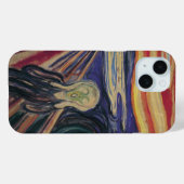 De vertoning van Edvard Munch, expressionisme Case-Mate iPhone Case (Achterkant (horizontaal))