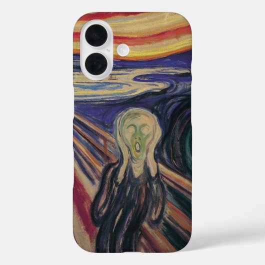 De vertoning van Edvard Munch, expressionisme Case-Mate iPhone Case (Achterkant)