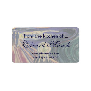 De vertoning van Edvard Munch,  expressionisme Etiket