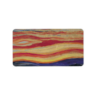 De vertoning van Edvard Munch,  expressionisme Etiket