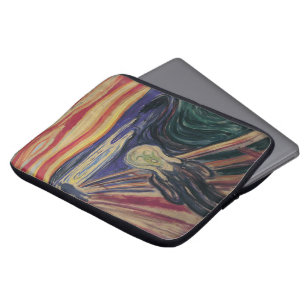 De vertoning van Edvard Munch,  expressionisme Laptop Sleeve