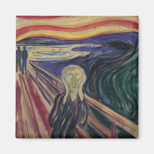 De vertoning van Edvard Munch,  expressionisme Magneet