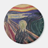 De vertoning van Edvard Munch,  expressionisme Magneet (Voorkant)