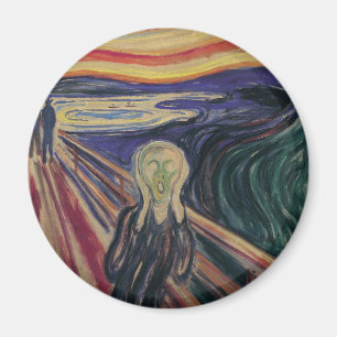 De vertoning van Edvard Munch,  expressionisme Magneet