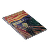 De vertoning van Edvard Munch, expressionisme Notitieboek (Rechterzijde)