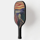 De vertoning van Edvard Munch,  expressionisme Pickleball Paddle (Links)