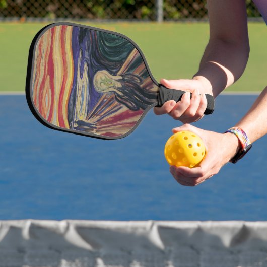 De vertoning van Edvard Munch,  expressionisme Pickleball Paddle (Insitu)