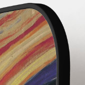 De vertoning van Edvard Munch,  expressionisme Pickleball Paddle (Links Detail)