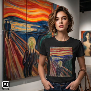 De vertoning van Edvard Munch, expressionisme T-shirt