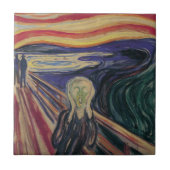 De vertoning van Edvard Munch,  expressionisme Tegeltje (Voorkant)