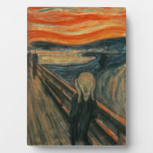 De vertoning van Edvard Munch Fotoplaat (voorkant)