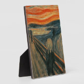De vertoning van Edvard Munch Fotoplaat (Zijkant)